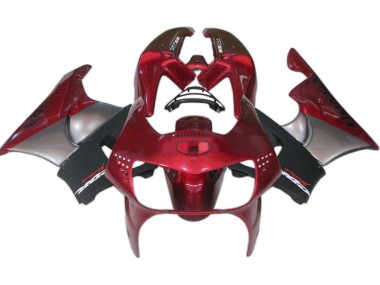 Carenados Moto Honda CBR900RR 919 1998-1999 - Rojo Oscuro Negro Gris