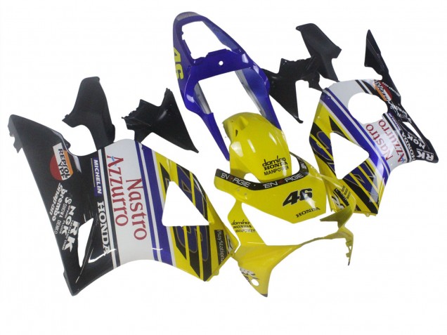 Carenados Moto Honda CBR900RR 954 2002-2003 - Azul Amarillo Negro Brillante Rojo Nastro Azzurro 46