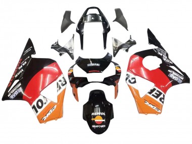 Kits Carenado Moto Honda CBR900RR 954 2002-2003 - Naranja Blanco Rojo Negro Brillante Repsol