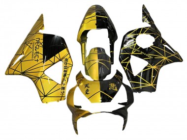 Carenado Moto Honda CBR900RR 954 2002-2003 - Amarillo Negro Brillante