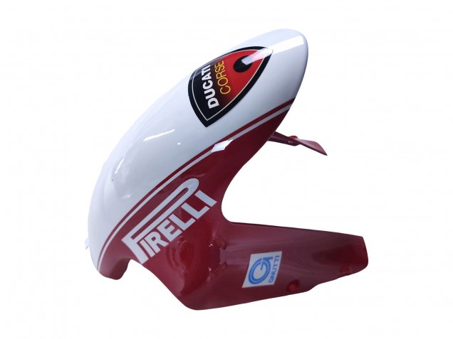 Carenados Moto Ducati 848/1098/1198 2007-2014 - Blanco Rojo Negro Brillante Valsir Xerox