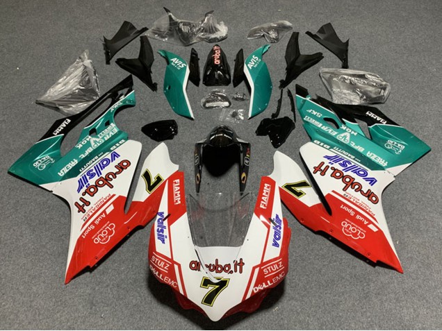 Carenados Moto Ducati Panigale 899/1199 2011-2014 - Blanco Rojo Verde Negro Brillante Avis Valsir 7