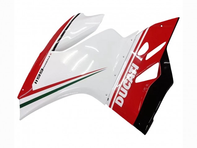 Carenados Moto Ducati 1199 2011-2014 - Blanco Rojo Verde Negro Brillante
