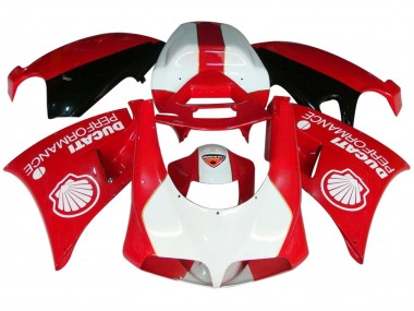 Carenados Moto Ducati 959/1299 2015-2020 - Blanco Rojo Negro Brillante Performance