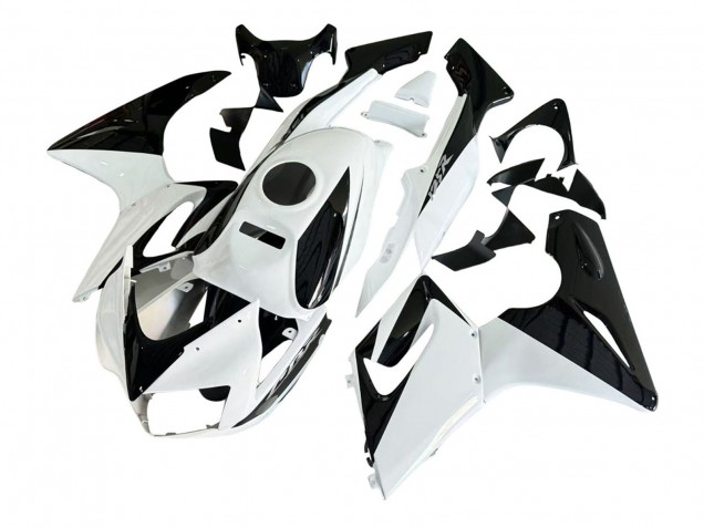 Carenados Moto Honda CBR125R 2002-2006 - Blanco Negro Brillante