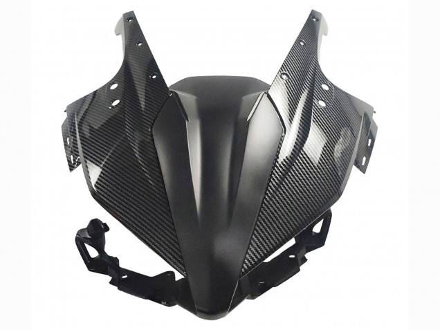 Carenados Moto Honda CBR500R 2016-2018 - Negro FibraCarbono Rojo