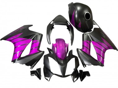 Carenados Moto Honda VFR 800 2002-2013 - Púrpura Negro Mate