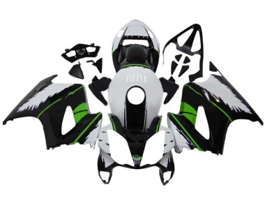 Carenados Moto Honda VFR 800 2002-2013 - Blanco Verde Negro Brillante