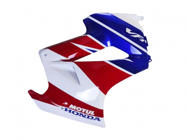 Carenados Moto Honda VFR 800 2002-2013 - Blanco Rojo Azul Motul