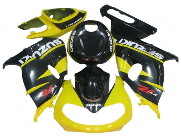 Carenados Moto Suzuki TL1000R 1998-2003 - Negro Brillante Amarillo