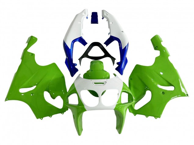 Carenados Moto Kawasaki ZX7R 1996-2003 - Blanco Verde Azul