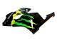 Carenados Moto Honda CBR1000RR 2004-2005 - Negro Brillante Amarillo Verde Monstruo