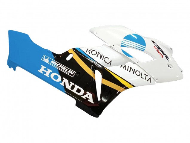 Carenados Moto Honda CBR1000RR 2004-2005 - Blanco Azul Claro Amarillo Negro Konica Minolta