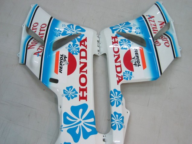 Carenados Moto Honda CBR1000RR 2004-2005 - Blanco Azul Nieve Nastro Azzurro 46