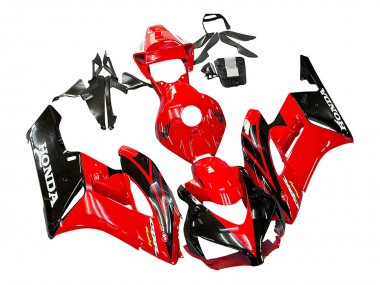 Carenados Moto Honda CBR1000RR 2004-2005 - Rojo Negro Brillante Carrera