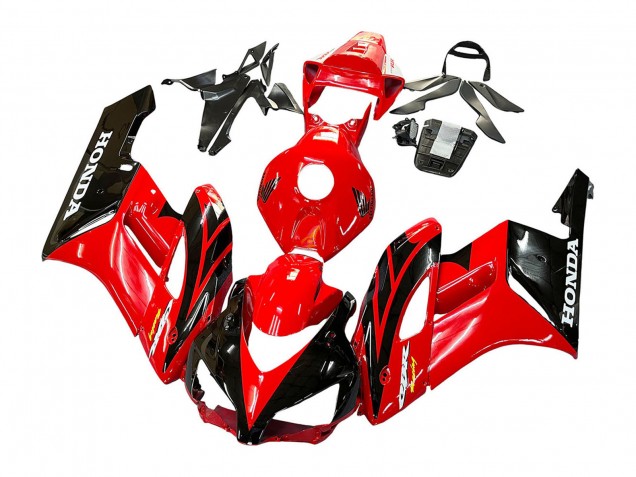 Carenados Moto Honda CBR1000RR 2004-2005 - Rojo Negro Brillante Carrera