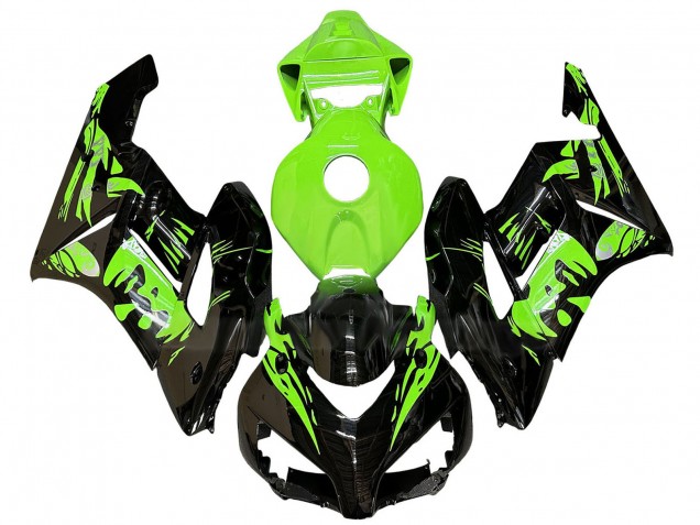 Carenados Moto Honda CBR1000RR 2004-2005 - Verde Negro Brillante