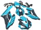 Carenados Moto Honda CBR1000RR 2004-2005 - Azul Claro Negro Brillante