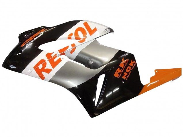 Carenados Moto Honda CBR1000RR 2004-2005 - Naranja Plata Negro Brillante Repsol