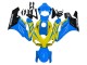 Carenados Moto Honda CBR1000RR 2004-2005 - Azul Amarillo Negro Brillante