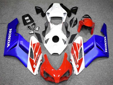 Carenado Moto Honda CBR1000RR 2004-2005 - Blanco Rojo Azul