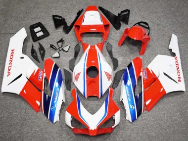 Carenado Moto Honda CBR1000RR 2004-2005 - Blanco Rojo Azul HRC