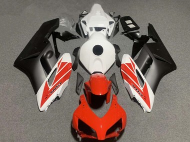 Carenados Moto Honda CBR1000RR 2004-2005 - Blanco Rojo Negro Mate