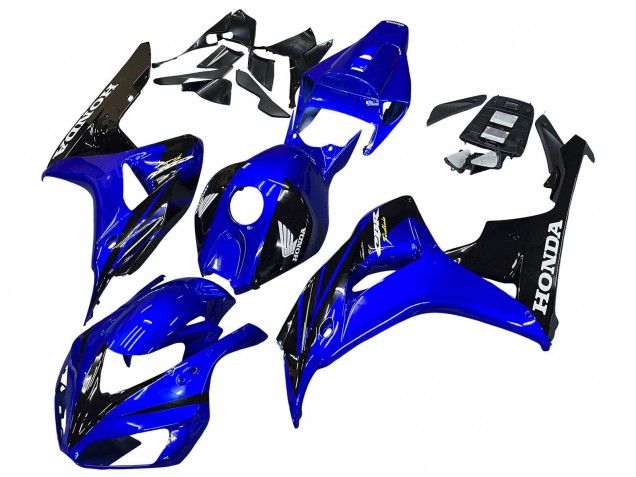 Carenados Moto Honda CBR1000RR 2006-2007 - Azul Negro Brillante