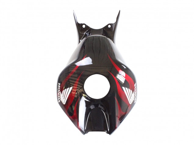 Carenado Moto Honda CBR1000RR 2006-2007 - Negro Brillante Rojo Llama