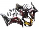 Carenados Moto Honda CBR1000RR 2006-2007 - Negro Brillante Amarillo Rojo Llama