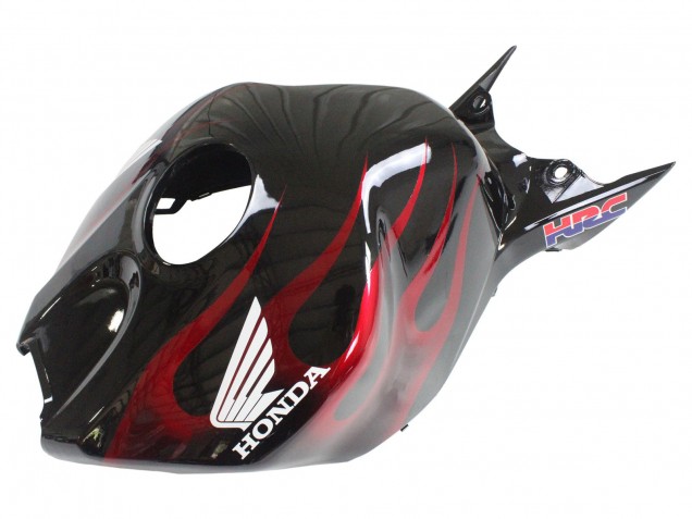 Carenados Moto Honda CBR1000RR 2006-2007 - Negro Brillante Amarillo Rojo Llama
