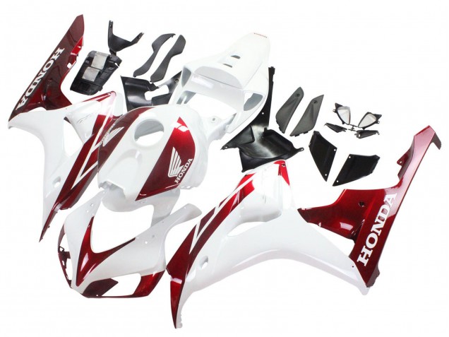 Carenados Moto Honda CBR1000RR 2006-2007 - Blanco Rojo