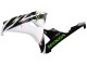 Carenado Moto Honda CBR1000RR 2006-2007 - Blanco Verde Negro Brillante