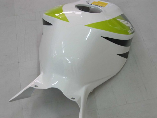 Carenados Moto Honda CBR1000RR 2006-2007 - Blanco Verde Negro Brillante Hannspree 52