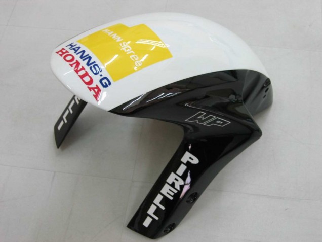 Carenados Moto Honda CBR1000RR 2006-2007 - Blanco Verde Negro Brillante Hannspree 52