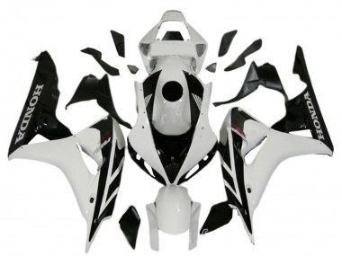 Kits Carenado Moto Honda CBR1000RR 2006-2007 - Blanco Negro Brillante