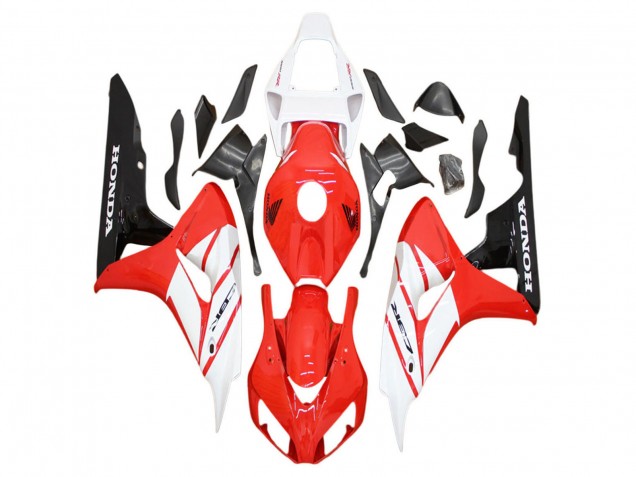 Carenado Moto Honda CBR1000RR 2006-2007 - Blanco Rojo Negro Brillante