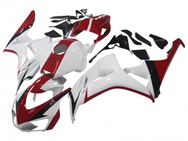 Kits Carenado Moto Honda CBR1000RR 2006-2007 - Blanco Rojo Negro Brillante