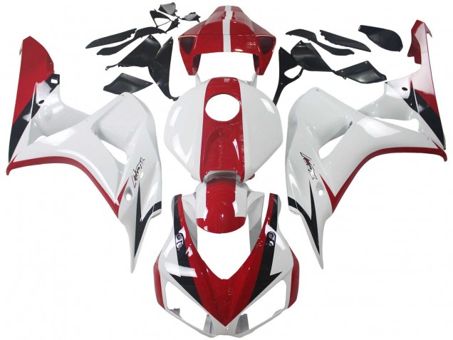 Kits Carenado Moto Honda CBR1000RR 2006-2007 - Blanco Rojo Negro Brillante