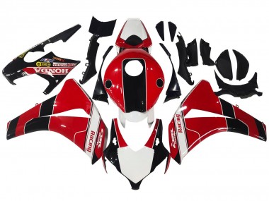 Carenados Moto Honda CBR1000RR 2008-2011 - Rojo Blanco Negro Brillante Carrera