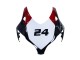 Carenados Moto Honda CBR1000RR 2008-2011 - Blanco Rojo Negro Brillante Carrera 24