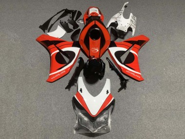 Kits Carenado Moto Honda CBR1000RR 2008-2011 - Blanco Rojo Negro Brillante