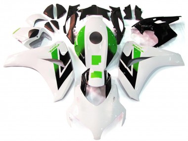 Carenado Moto Honda CBR1000RR 2008-2011 - Blanco Verde Negro Brillante