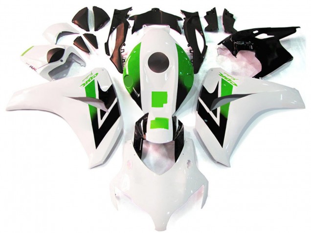 Carenado Moto Honda CBR1000RR 2008-2011 - Blanco Verde Negro Brillante