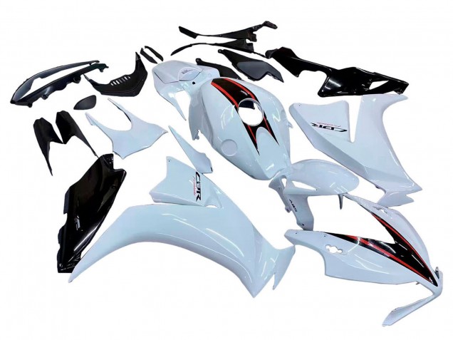 Carenados Moto Honda CBR1000RR 2012-2016 - Blanco Negro Brillante