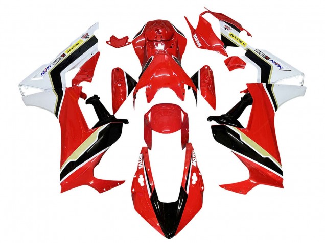 Carenado Moto Honda CBR1000RR 2017-2023 - Blanco Rojo Negro
