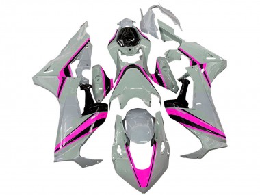 Carenados Moto Honda CBR1000RR 2017-2023 - Blanco Rosa Negro