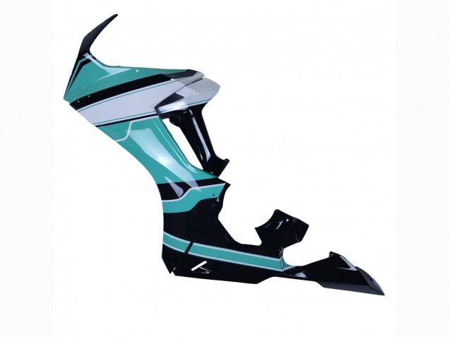 Carenados Moto Honda CBR1000RR 2017-2023 - Blanco Azul Claro Negro Brillante