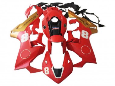 Carenados Moto Honda CBR1000RR 2017-2023 - Rojo Oro Negro HRC 8