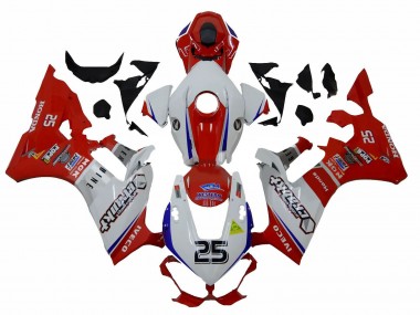 Carenados Moto Honda CBR1000RR 2017-2023 - Blanco Rojo Azul 25